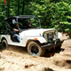 Image for article titled Here's How The Mahindra Roxor Compares To A 1948 Willys CJ-2A Jeep Off-Road
